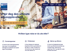 Tablet Screenshot of gtravel.no